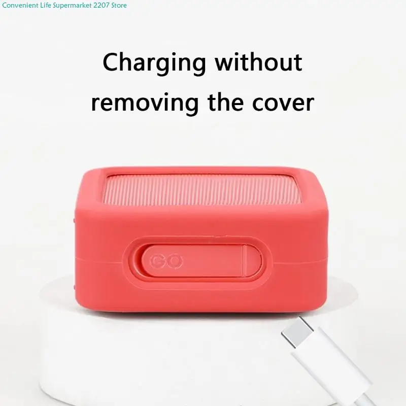 Shock Absorbing Silicone Speaker Case with Ergonomic Carry Handle