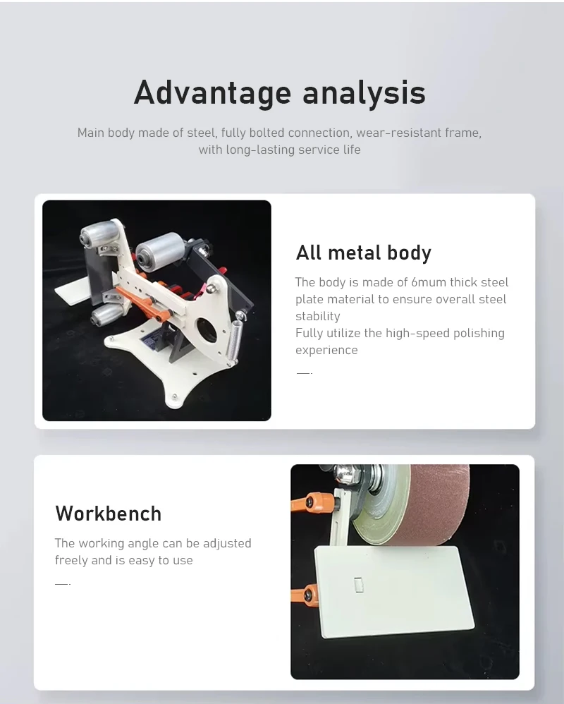 Angle Grinder to Belt Sander Stand Multifunctional Belt Sander Conversion Kit fo
