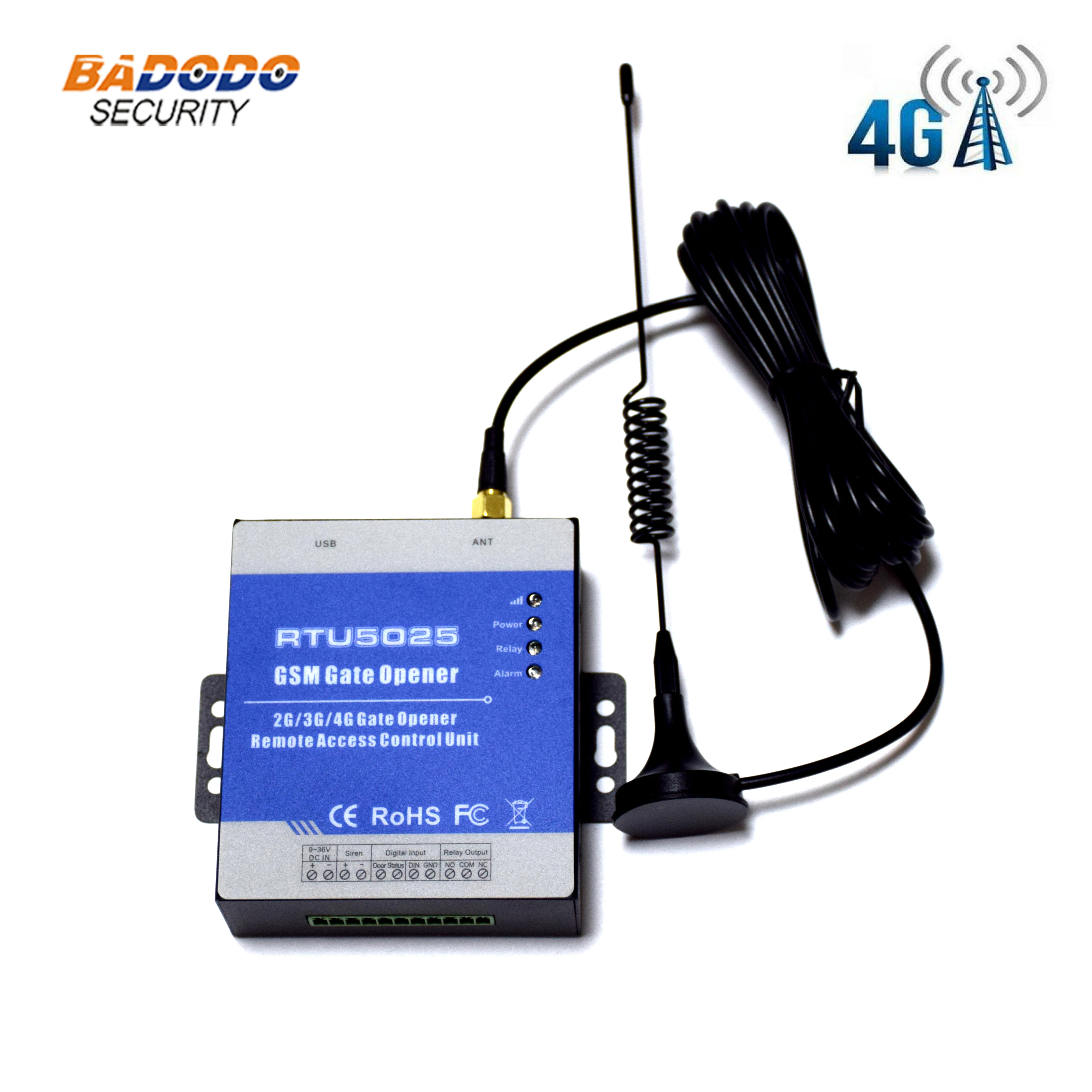 Smart Garage Door Opener Wireless GSM 2G 4G LTE SMS Call Remote Control Gate Opener RTU5025 For Garage Sliding Swing Shutter Gate Door