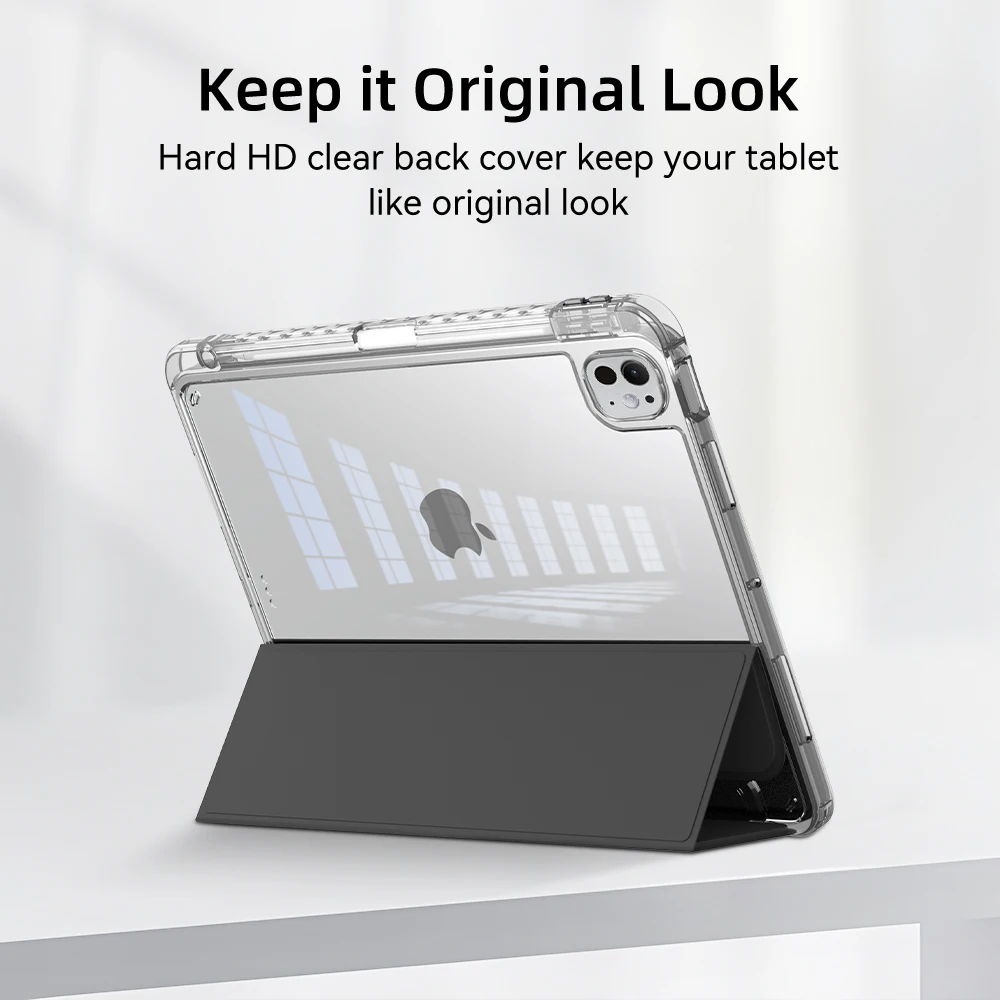 Transparency Case for 2024 iPad Pro 13in 11in M4 Air 11-inch 13-inch M2 iPad 10th Gen 10.9 Air 4/5 iPad 7/8/9th 10.2 5/6th 9.7in Best Sellers In Computer, Office & Education