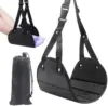 Airplane Footrest Travel Hammock Office Hammock with Airplane and High-speed Rail Footrest Hammock Foot Stepping Travel Artifact 1