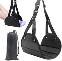 Airplane Footrest Travel Hammock Office Hammock with Airplane and High-speed Rail Footrest Hammock Foot Stepping Travel Artifact 1