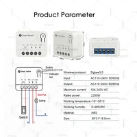 Ultra Mini Zigbee Smart Switch DIY Module 10A Smart Home Relay Automation Breaker App Remote Timer Control Work With Tuya Z2MQTT - Image 6