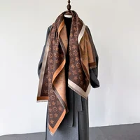 High-end Dual-purpose Scarf Women's 2025 Autumn and Winter New Trend Imitation Cashmere Thermal Air Conditioner Shawl Long Scarf