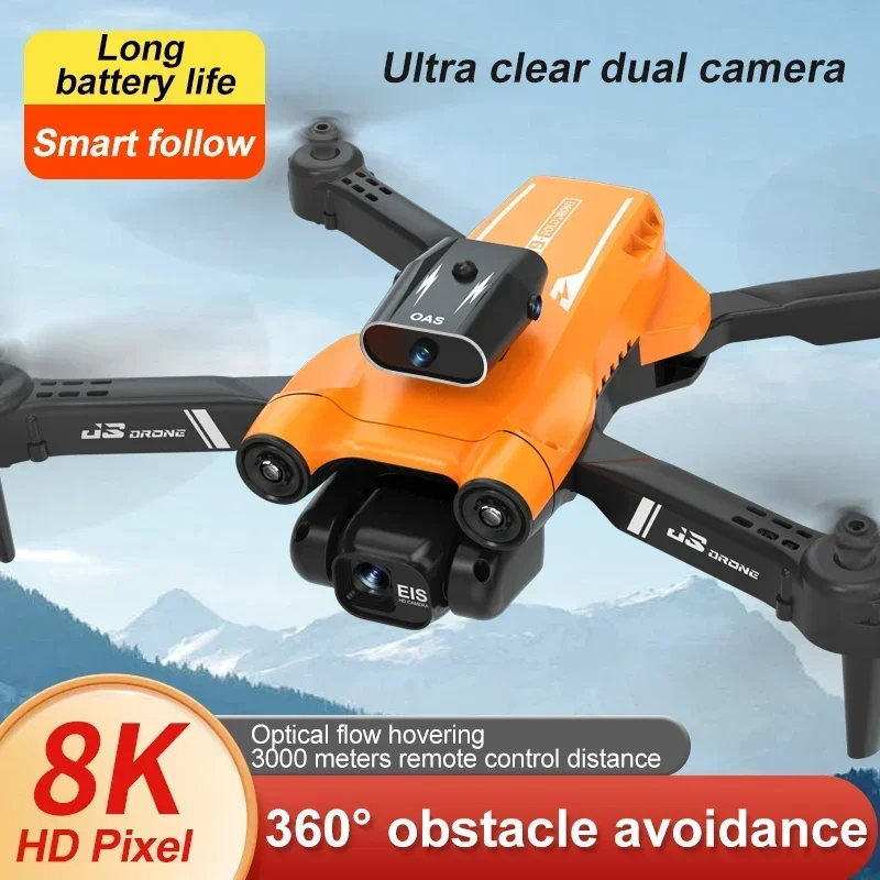 

8K Drone Dual Camera High Hold Mode Foldable Dron Mini Remote Control Wireless Network Aerial Photography Quadcopter Toy E88