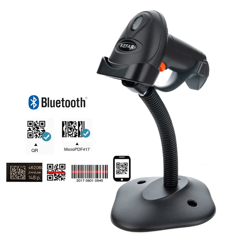 Kefar Wireless Handheld Barcode Reader 1d 2d kefar wireless handheld barcode reader 1d 2d 01