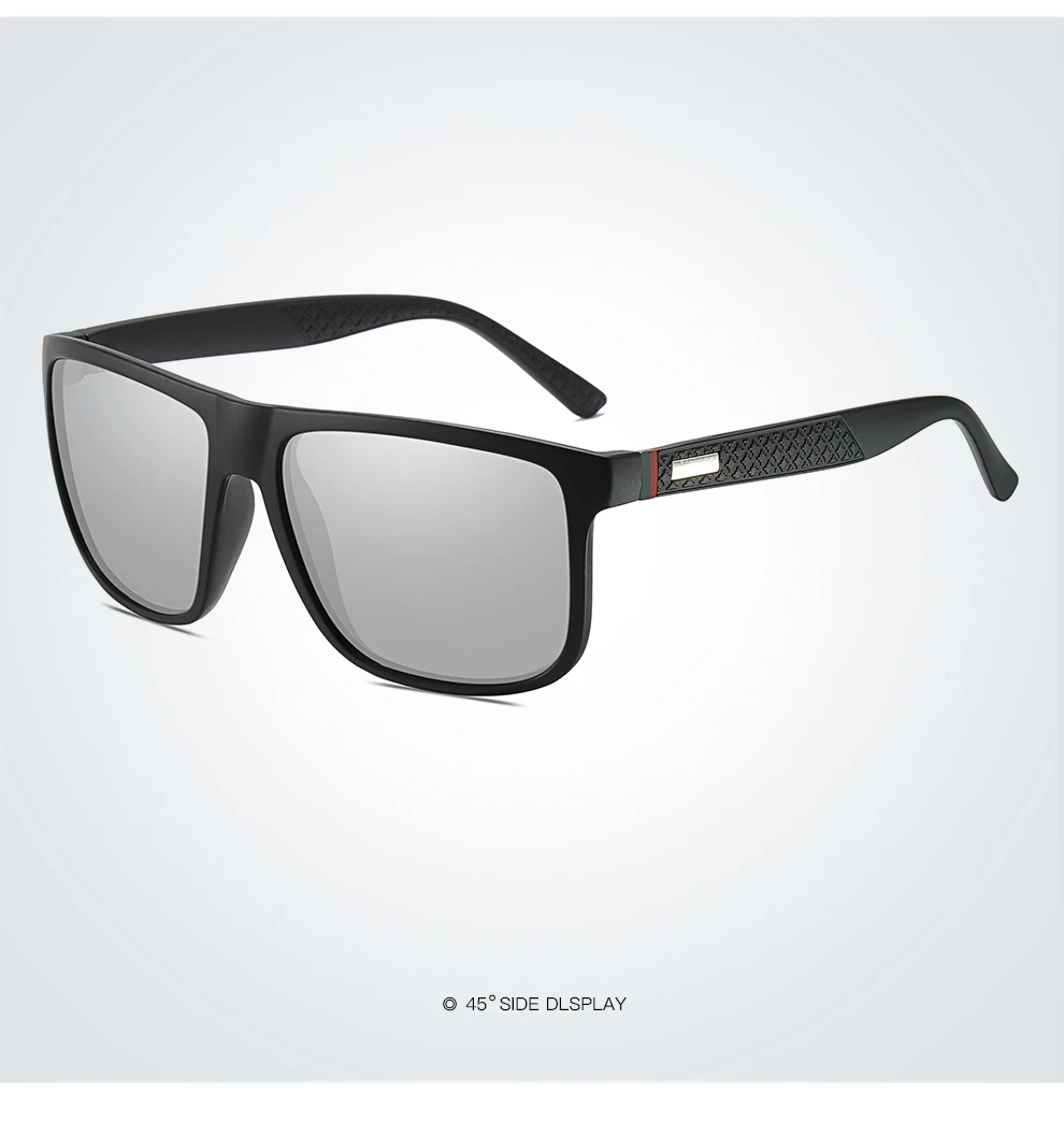 Modische Vintage Quadratische Unisex-Sonnenbrille für Männer und Frauen Luxusmarken-Designer Herren-Sonnenbrillen zum Fahren und Angeln – Detail 17