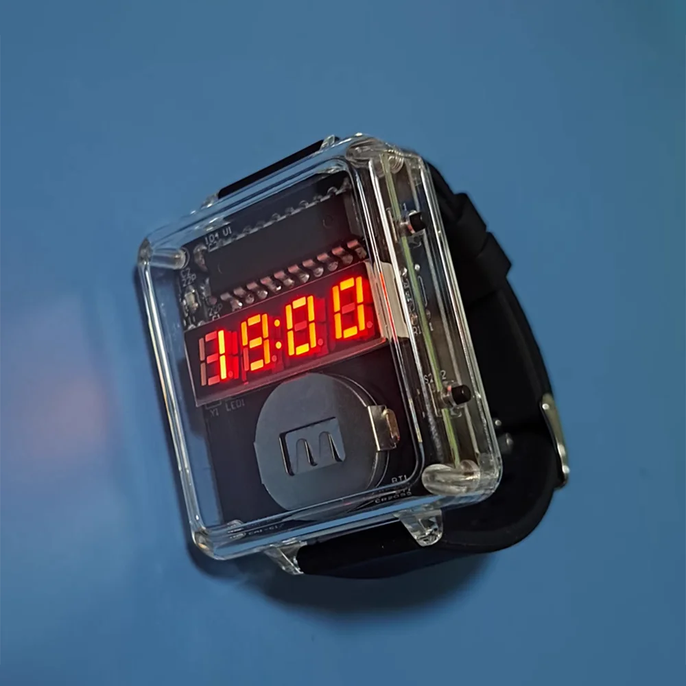 LED saat montaj şeması