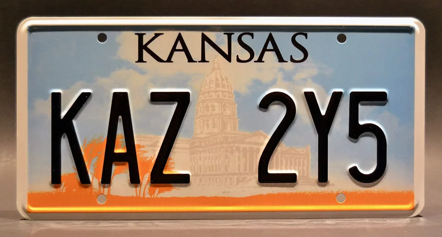 

Celebrity Machines Supernatural | Kaz 2Y5 + CNK 80Q3 | Metal Stamped License Plates | Kaz 2Y5 + CNK 80Q3 |Metal License Plate