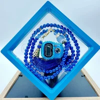 Muslim Prayer Beads Bracelet And Finger Counter Set Colour 99 Imitation Pearl Bracelets Resettable Finger Counter Ring - Image 2
