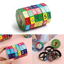 Montessori Cube Math Toy Learning Puzzle Mathematics Operation Early Learning Toy Teaching Aid for Preschool Child