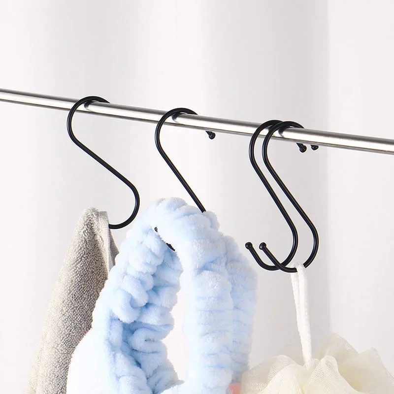 Kitchen Hooks Hanging Metal Hook Stainless steel closet organizer handbag holder Kitchen tools 10/50pcs