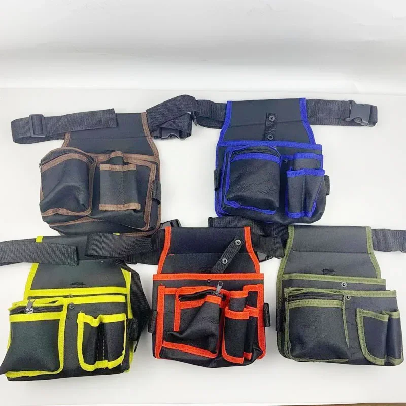 Waist Bag Storage Bag Hardware Electrician's Tool Bag Multi-purpose Waist Bag Repair Kit Electrician's Waist K11 Three-layer
