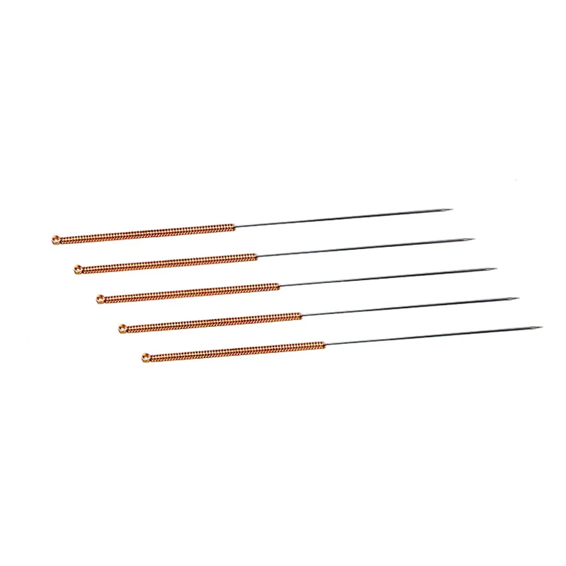 500 Red Copper Handle Hwato Acupuncture Needle Disposable Chinese medicine Beauty Relieve Pain Muscle Relax disposable acupuncture needle