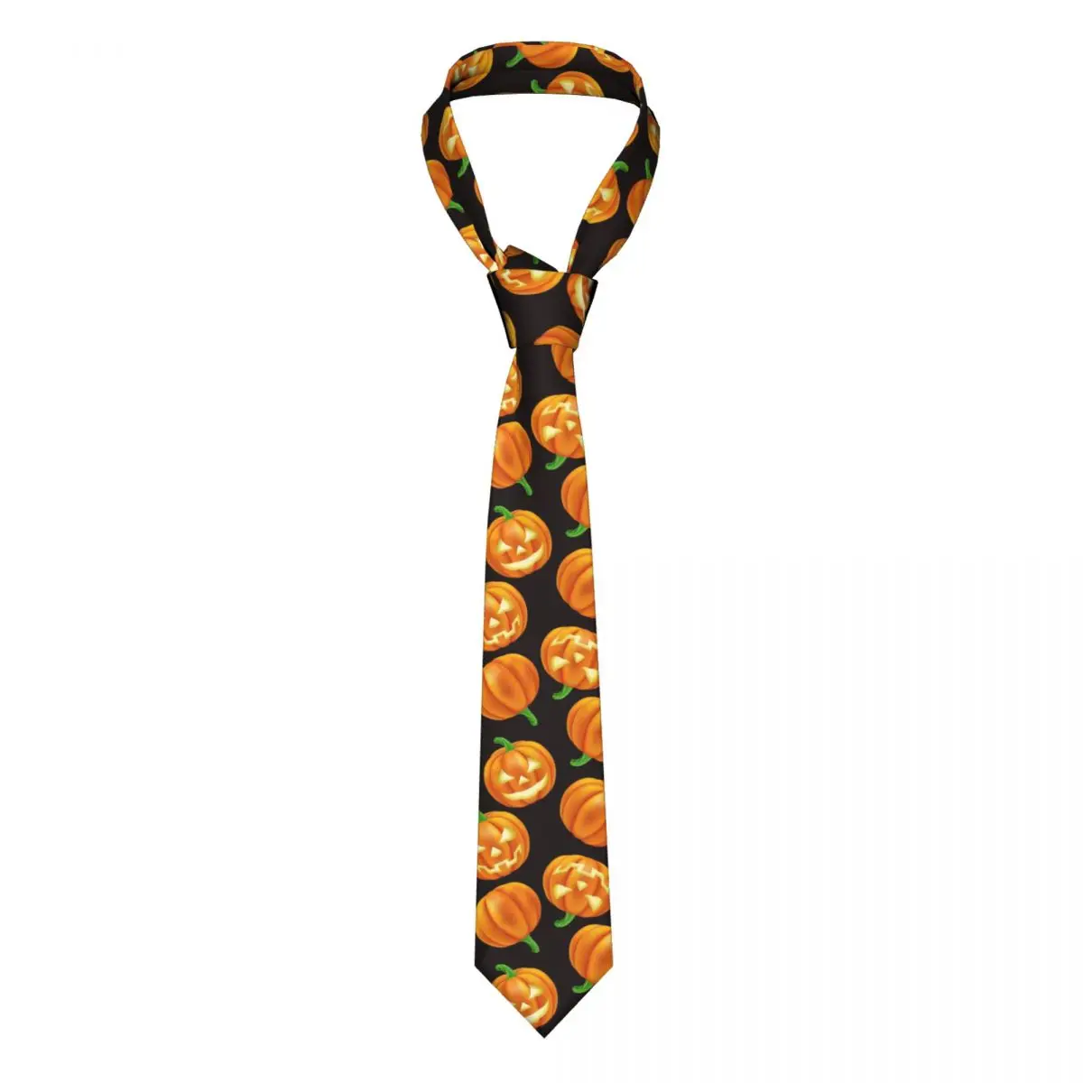

Halloween Pumpkin Pattern Tie For Men Women Necktie Tie Clothing Accessories