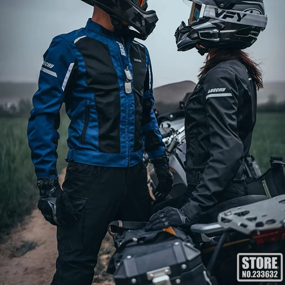 LYSCHYメッシュジャケット　XXL LYSCHY Motorcycle Racing Jackets - Summer Mesh & Reflective