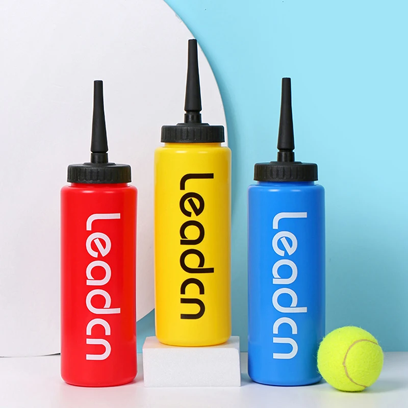 1Pc 1000ML 5 Colors Sports Water Bottle with Long Straw Leak-proof Bottles Ice Hockey Football Bottles Sports Accessories 2 pcs set coat suit long pants men suit snap fastener cuff practical tear resistant sun proof sports suit for men