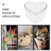 Heart Shaped Clear Flower Box Acrylic Decorative Box Transparent Vase For Romantic Gift Idea Valentine Day Present Teacher Day 6