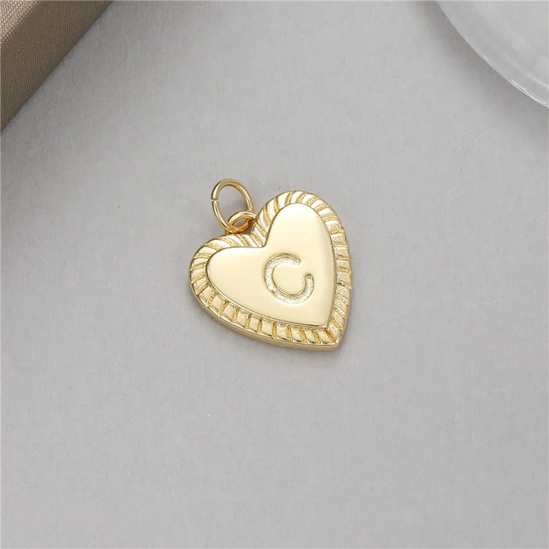 Stylish Chic Hypoallergenic Delicate French Romantic Love 26 Letter Pendant DIY Bracelet Necklace Earrings Accessories 7
