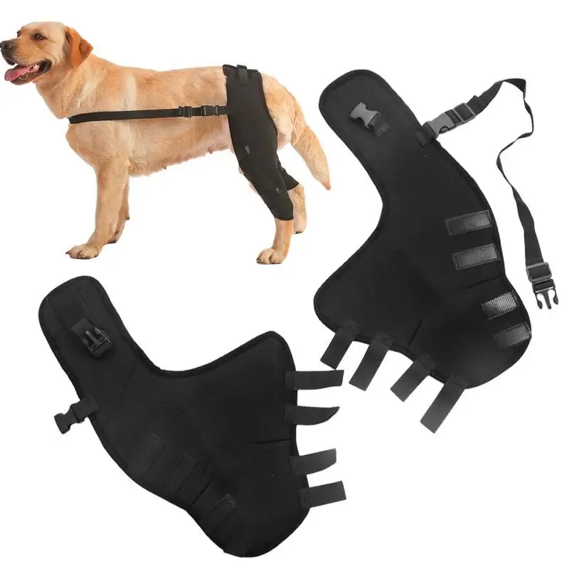 Dog Leg Support Brace Rear Leg Knee Brace Joint Support Dog Hip Brace Support Rear Leg Knee Brace Protect Wound Prevent Injuries