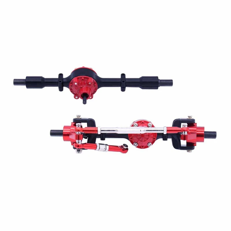 

Metal Front And Rear Axle Set For WPL C14 C24 C34 C44 B14 B24 1/16 RC Car Upgrades Parts Accessories