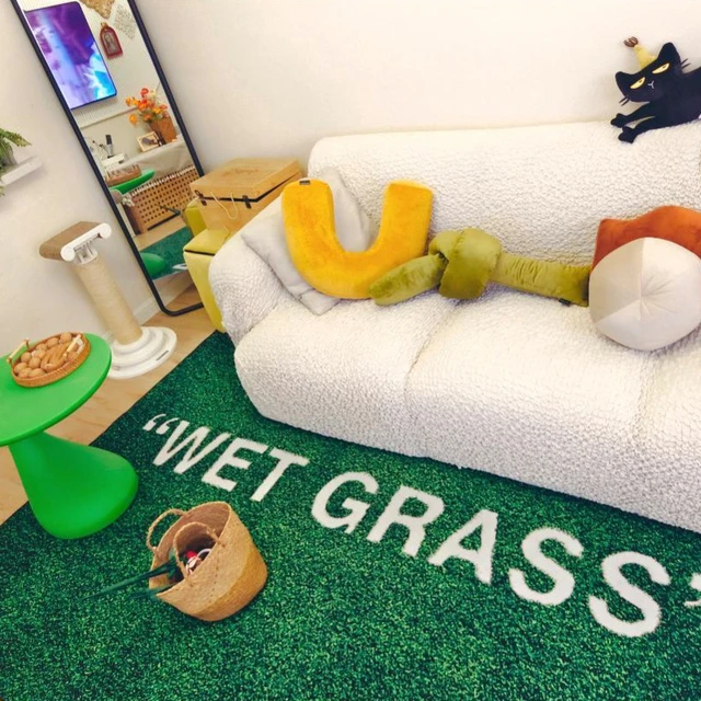 Wet Grass, Wet Grass Rug, Grass Rug, Wet Grass Patterned Rugs, Ikea Rug,  Virgil