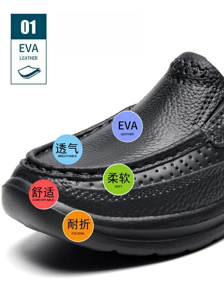 2025 New Men's EVA Slip-On Sandals Toe-Cover Slippers for Indoor