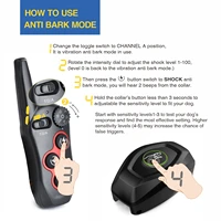 2 in 1 Dog Training Collar & Anti Bark Collar 600M Rechargeable Dog Electric Collar Waterproof Remote Dog Pet Product 4