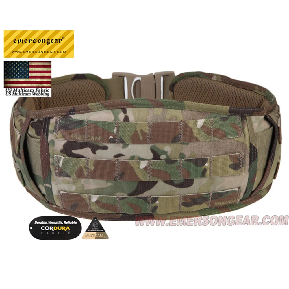 에머슨 패딩 허리 벨트 Molle Airsoft 전투 허리띠 전술 벨트