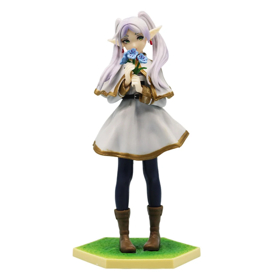 Frieren Q-Version Magician Elf Figurine - PVC Anime Character Ornament Toy Gift