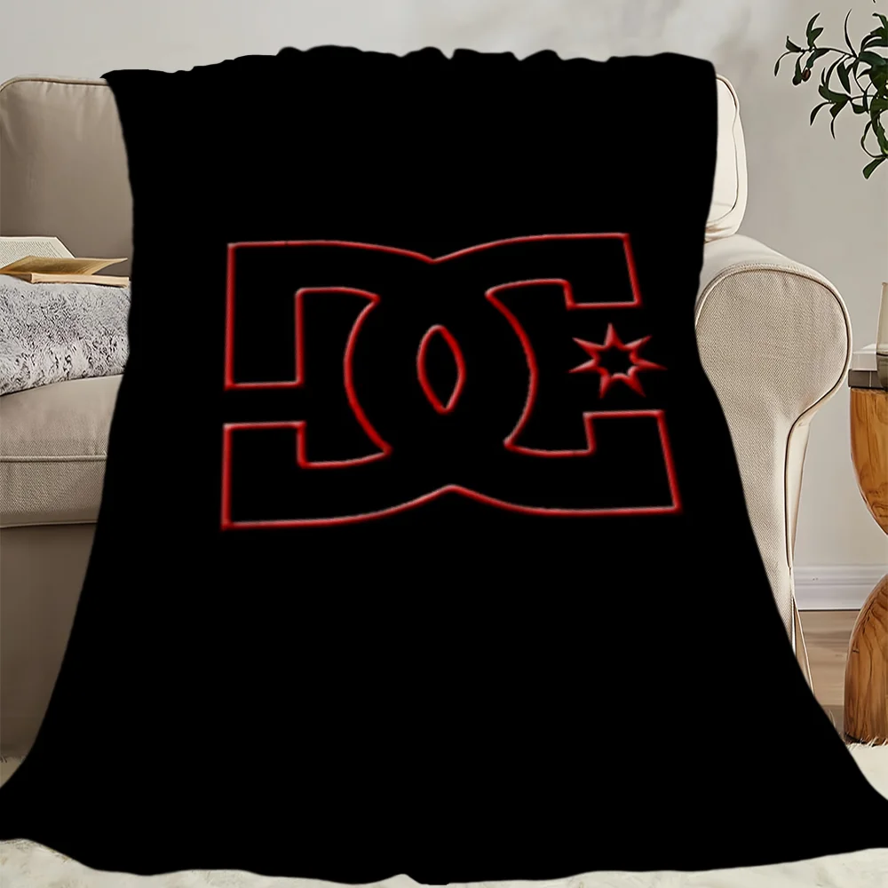 Fashion D-DC S-SHOES Skicomfort warm Soft Home Kids Lunch Blanket Suitable for Living Room Office Daily Travel Gifts 6