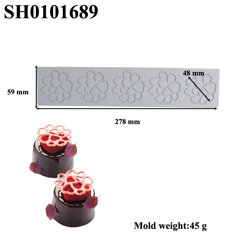 Silicone Lace Mat Butterfly and Leaf Pattern, Sugarcraft Cake Decorating Mold Pad, Flex... - SKU CDM02115 - UGI Packaging