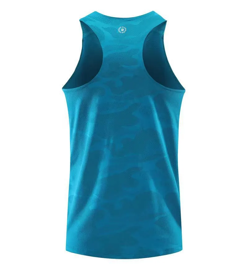 Magliette da corsa per adulti, uomo e donna, abbigliamento da palestra, canotta da uomo, t-shirt senza maniche per fitness, sport, esercizio fisico, basket, maratona - Image 2