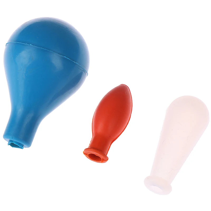 

High Quality 1Pc Blue Rubber Pipette Filler Bulb for 2ml 5ml 10ml Glass Pipette laboratory Dropper Cap Accessories