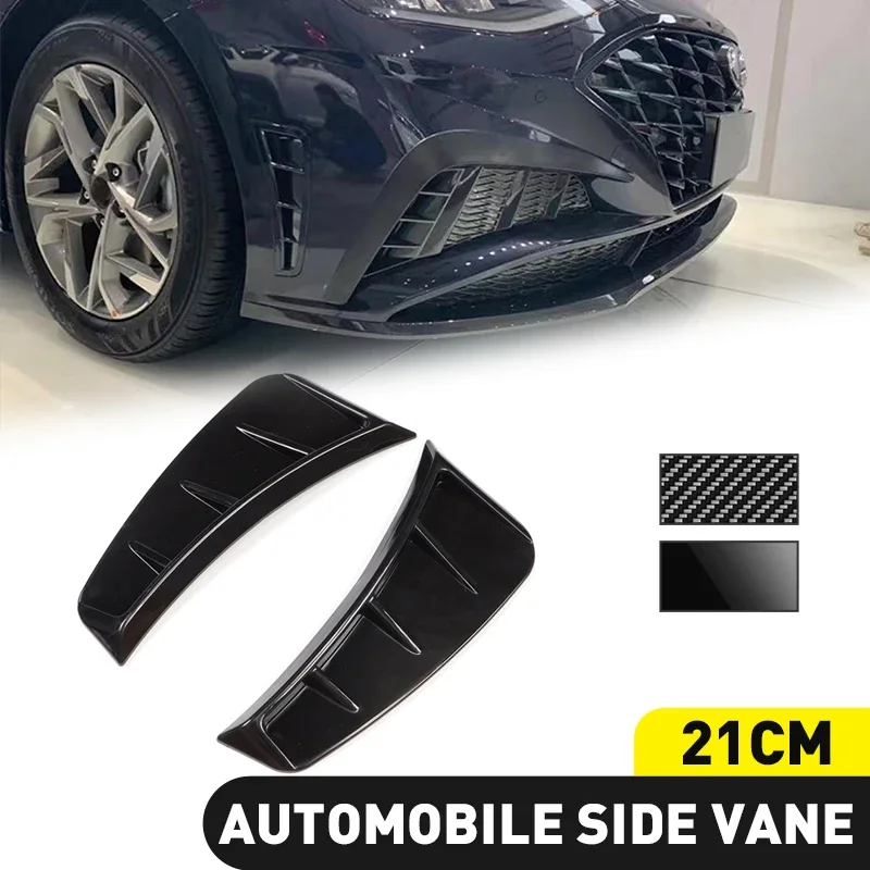 Universal Automobil Seite Flügel Blatt Panel Zubehör Seite Air Outlet Trim Flow Hood Außen Stil Dekorative Auto Aufkleber