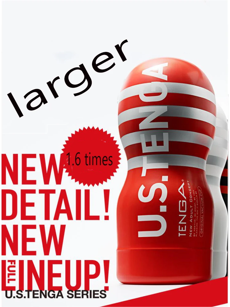 TENGA Male Real Vagina Masturbator Cup U.S. Large size Realistic Blowjob Pussy Sexy Vagina Pocket Stimulator adult Deep Throat
