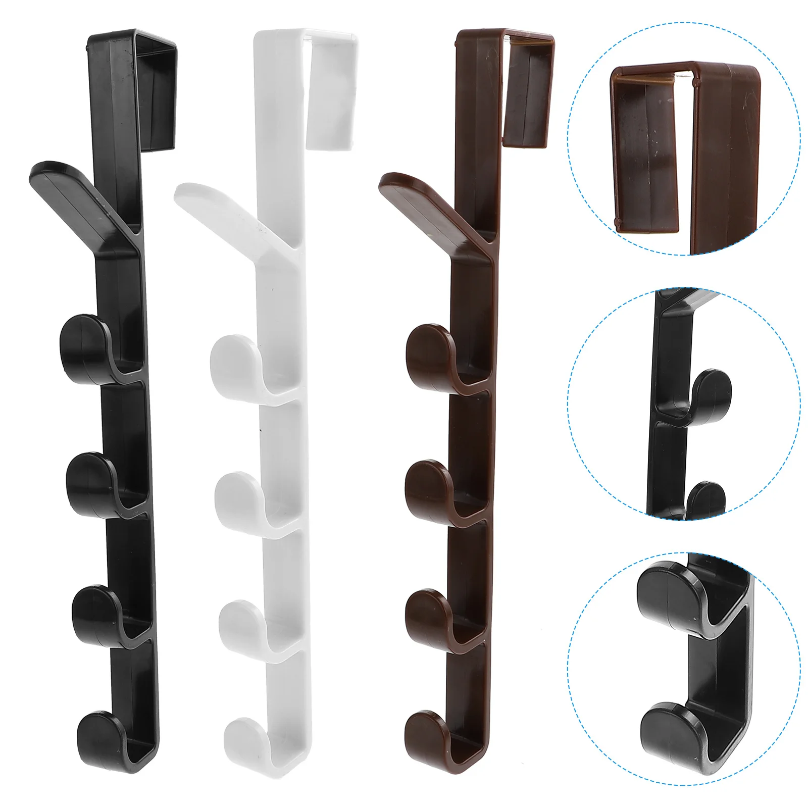 

Over The Door Hook Hanger Multi Hanging Storage Hanger Good Load- bearing Capacity Over Door Hooks for Hanging Towels, Clothes