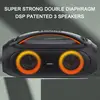 80W high-power XDobo Vibe Plus portable wireless Bluetooth speaker with subwoofer surround sound TWS square dance RGB speaker 5