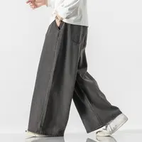 Oversized Men Jeans Wide-leg Pants Autumn Hip-Hop Denim Trousers Couples Loose Casual Jean Men Woman Vintage Streetwear 5XL 1