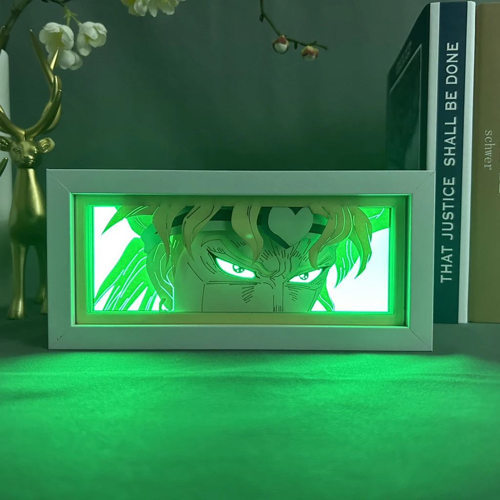 

Manga Lightbox Jojo Dio Anime Led Night Light Box JoJo's Bizarre Adventure for Hoom Decor Paper Cut Shadow Box Birthday Gift
