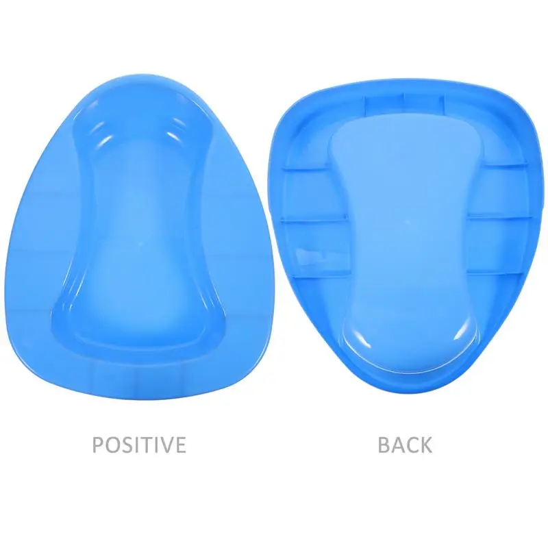 Thicken Bed Pan Bedridden Paralyzed Elderly Care Bedpan Plastic Toilet Bowl Drop Shipping (Blue, Random Color) 3