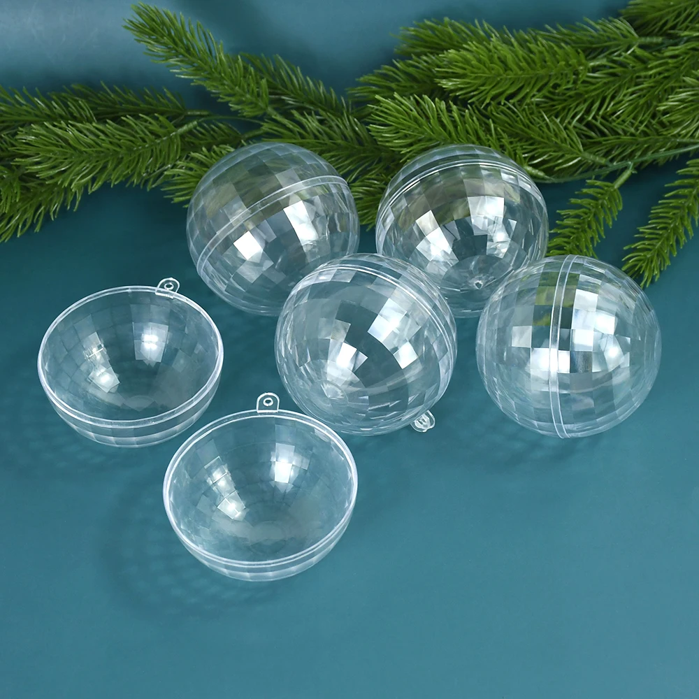 Transparent Christmas Balls Plastic  Clear Plastic Christmas Ornaments -  Clear - Aliexpress