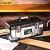 17inch Suitcase Tool Box Stainless Steel Toolbox Protable Empty Tools Storage Box Multifunction Household Tools Organizer Boxes 1
