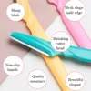 10 Pcs Eyebrow Trimmer Blade Shaver Portable Face Razor Eye Brow Epilation Hair Removal Cutters Safety Razor Woman Makeup 4