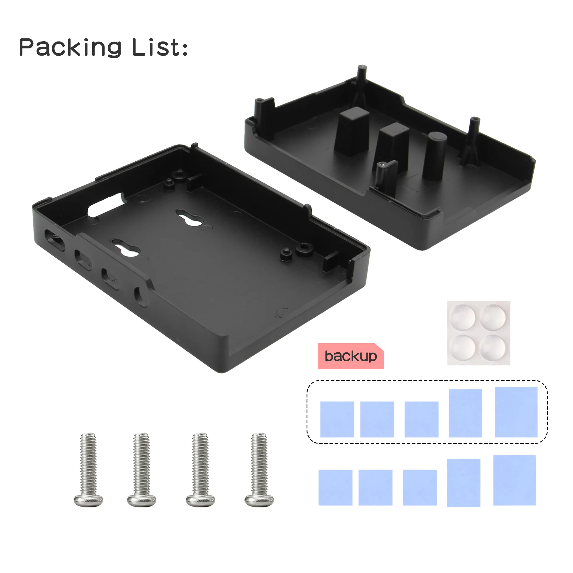 Geekworm Raspberry Pi 4 Armor Case - Aluminum Alloy Cooling Enclosure With Heatsink