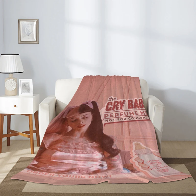 

Winter Blanket Singer Melanie Martinez Cry Baby K-12Fluffy Soft Blankets & Throws Microfiber Bedding Knee Sofa Warm Fleece Nap