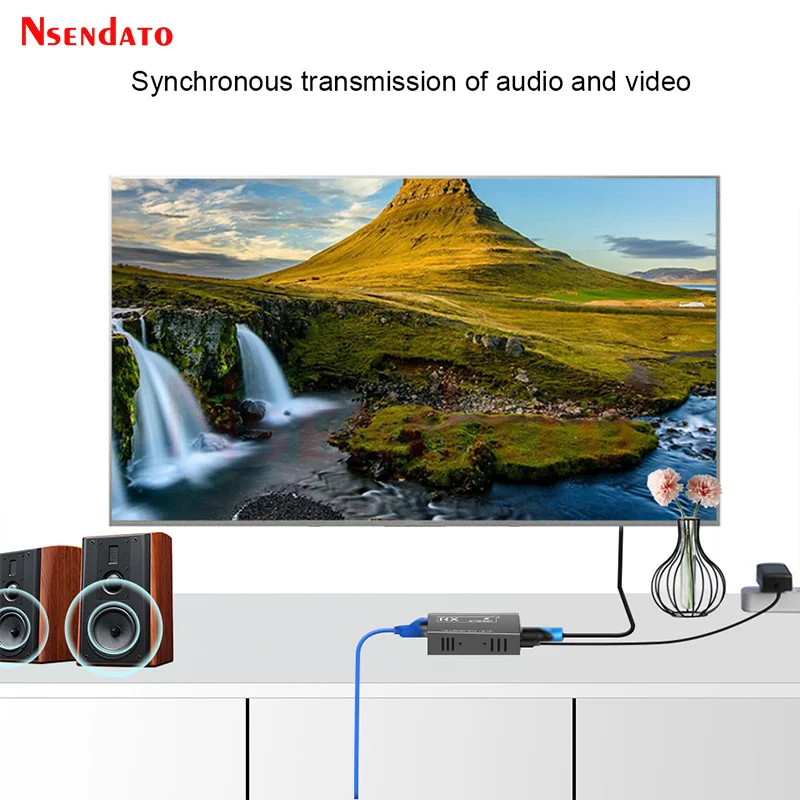 250m HDMI Extender over TCP IP 1080P HDMI IR Extender over Cat5e/6 HD video Transmitter Receiver LAN Extensor Extender