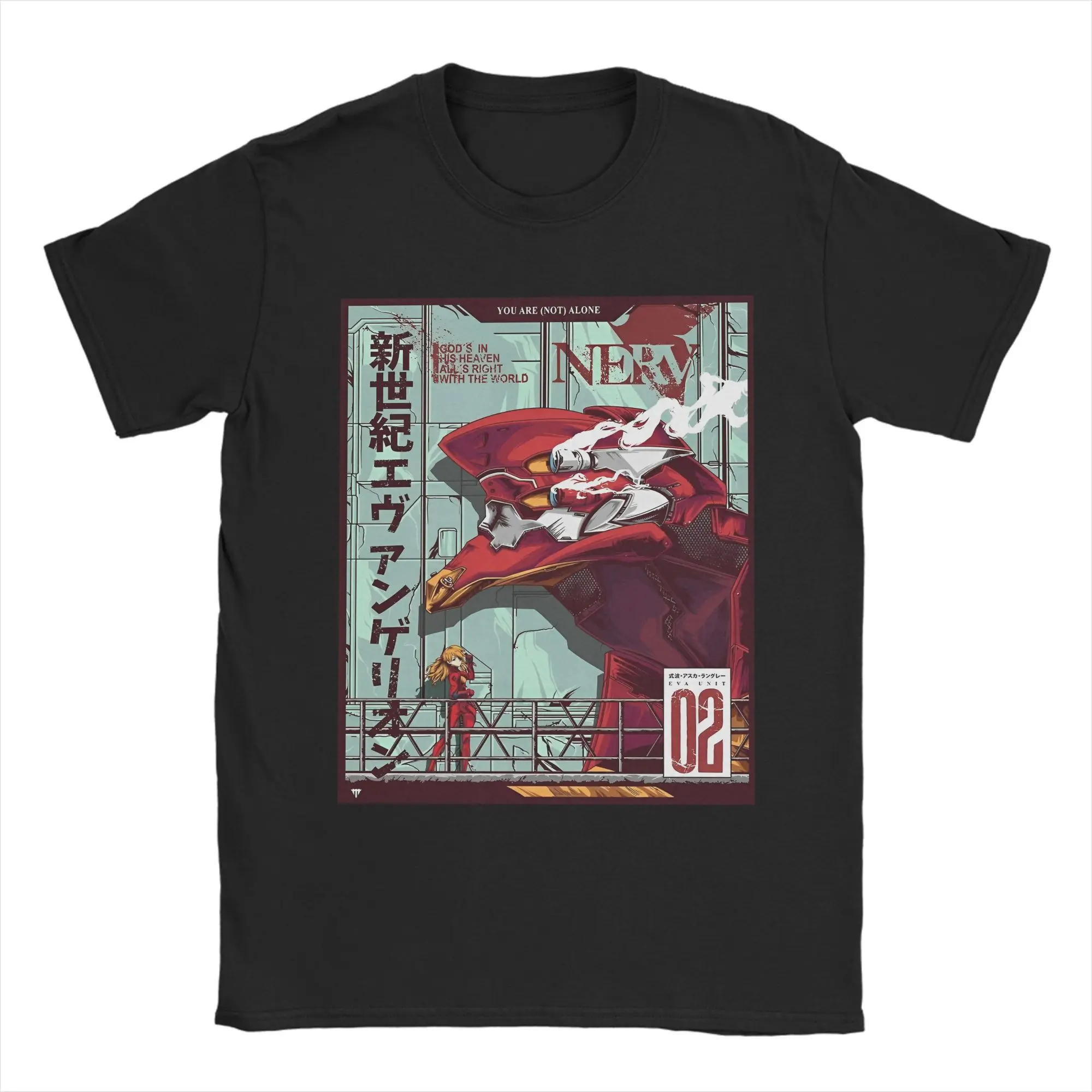 Vintage Retro Anime Graphic T-Shirt - Unisex Funny Cotton Tee