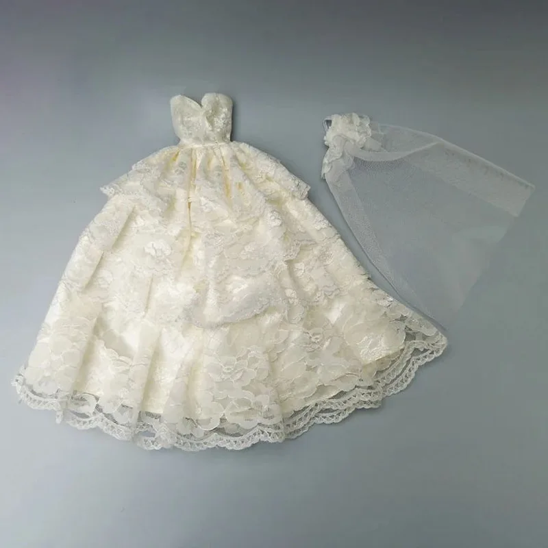 4 layers Bride Dress for Barbie Doll barbie doll clothes doll clothes