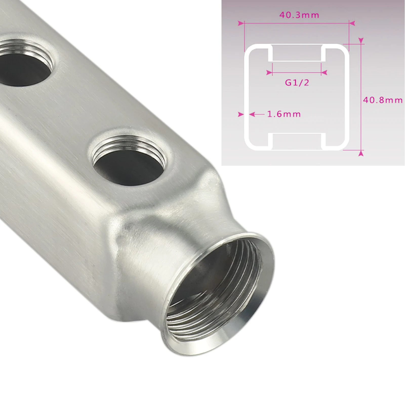 2-12 Ways Radiant Stainless Steel Manifold with Pump for Hydronic Floor Heating - Manifold and Floor Heating System 2-12 Ways Radiant Stainless Steel Manifold with Pump for Hydronic Floor Heating - Manifold and Floor Heating System